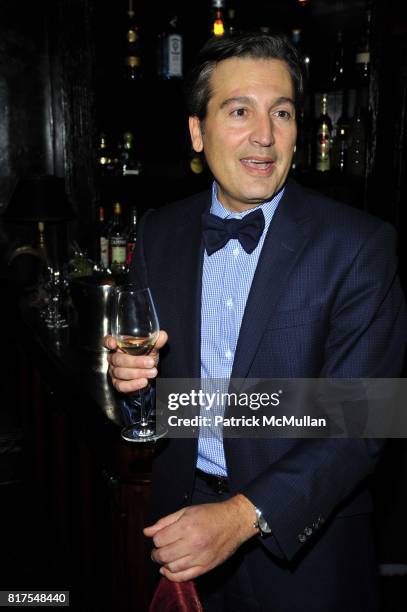 Anthony Cenname attends WSJ. Magazine + The House of Krug Cocktail Reception + Dinner at The Lion NYC on December 14, 2010 in New York City.