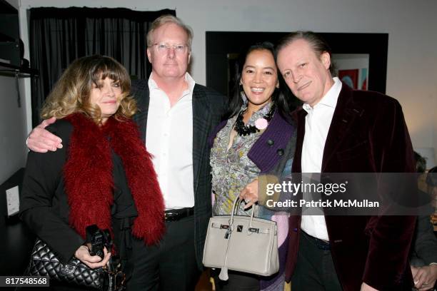 Patti D'Arbanville, Gil Donaldson, Cassandra Seidenfeld Lyster and Patrick McMullan attend 8th Annual BoCONCEPT/KOLDESIGN Holiday Party at Bo Concept...