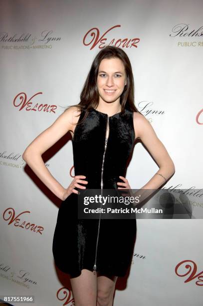 Natalie White attends Socialite Anna Rothschild's Annual Christmas Party at Velour Lounge on December 14, 2010 in New York City.