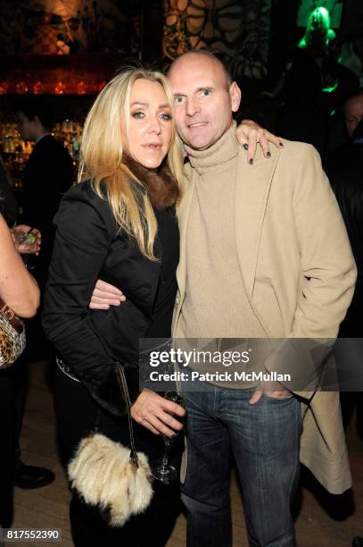 Anna Rothschild and Greg Power attend Socialite Anna Rothschild's Annual Christmas Party at Velour Lounge on December 14, 2010 in New York City. ;