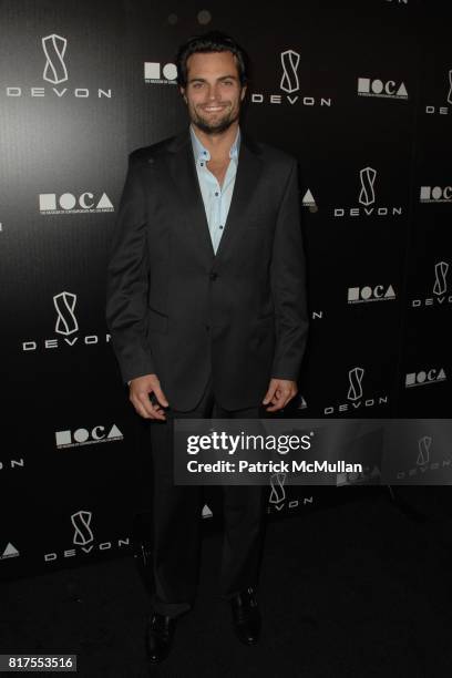 Scott Elrod attends Jessica Stam Hosts The Launch Of DEVON Flagship In Beverly Hills at Devon Store on December 8, 2010 in Beverly Hills, California.