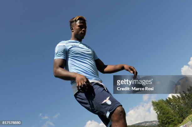 Balde Diao Keita of SS Lazio during the SS Lazio Pre-Season Training Camp on July 18, 2017 in Pieve di Cadore, Italy.