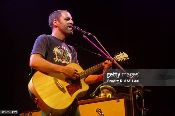 Jack Johnson performs at Pavilhao Atlantico on June 26, 2008 in Lisbon, Portugal.