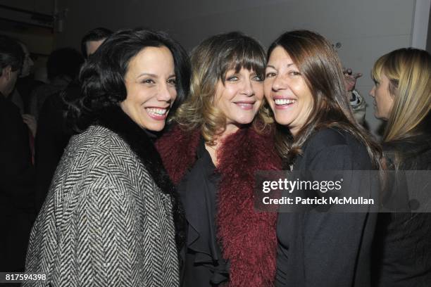 Mel Gorham, Patti D'Arbanville and Sally Randall attend 8TH ANNUAL BoCONCEPT/KOLDESIGN HOLIDAY PARTY at BoConcept on December 14, 2010 in New York...