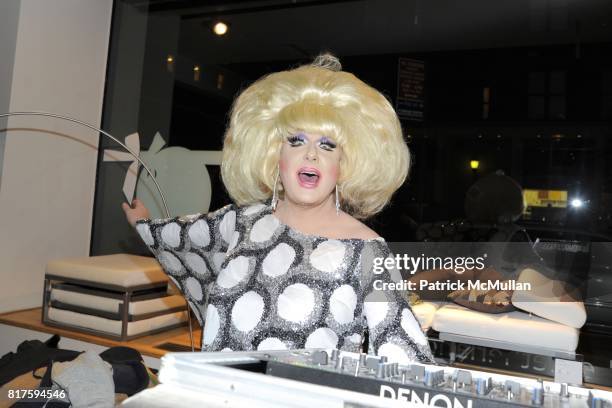 Lady Bunny attends 8TH ANNUAL BoCONCEPT/KOLDESIGN HOLIDAY PARTY at BoConcept on December 14, 2010 in New York City.