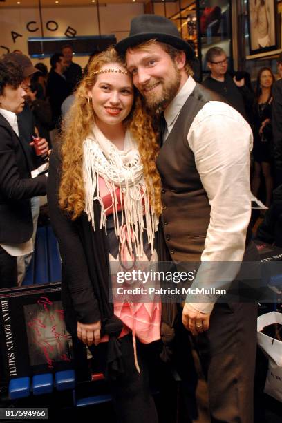 Heather Loshbaugh and Brian Bowen Smith attend Bookmarc Celebrates Brian Bowen Smith and the Men and Women of Los Angeles at Bookmarc Store on...