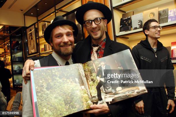 Brian Bowen Smith and Joshua Green attend Bookmarc Celebrates Brian Bowen Smith and the Men and Women of Los Angeles at Bookmarc Store on December...