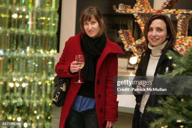 Jeannine Durfee D Apostrophe and Alex Cabat attend SWAROVSKI CRYSTAL PALACES The Art of Light and Crystal Book Launch at MOSS on December 15, 2010 in...