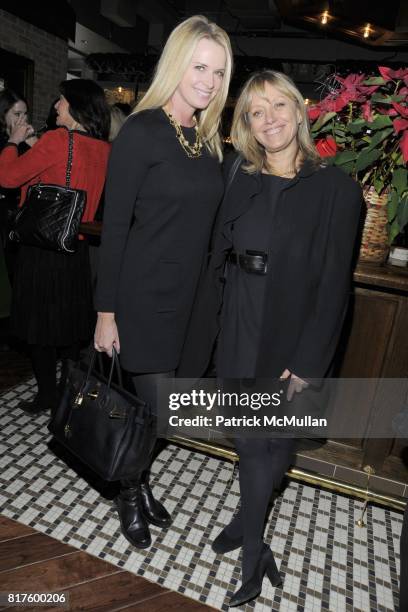 Debbie Loeffler and Alison Becker attend DEBBIE BANCROFT Hosts Luncheon Honoring MICHELLE PAIGE PATTERSON at 99 PARK AVENUE TAVERN on December 13,...