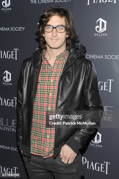 Andrew Jenks attends THE CINEMA SOCIETY & PIAGET with DELEON Tequila host a screening of "BLUE VALENTINE" at Tribeca Grand Hotel on December 13, 2010...