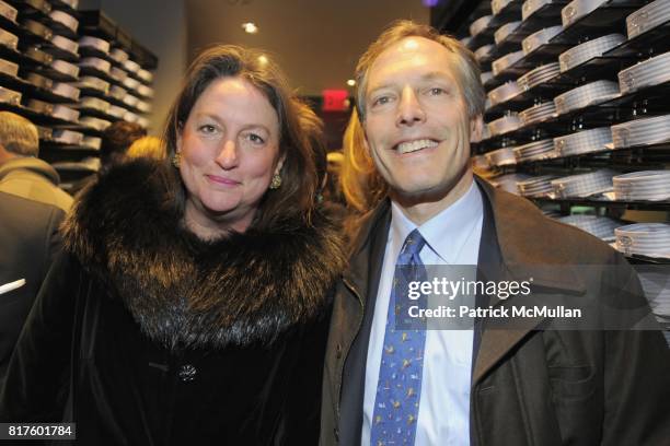 Amy Mazzola Flynn and Mark Colman attend ETON OF SWEDEN and NY Rangers' HENRIK LUNDQVIST Host The Opening of The New Flagship Store at ETON of Sweden...