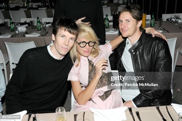 Ryan McGinley, Aurel Schmidt and Scott Campbell attend Playboy presents the NUDE IS MUSE: An Art Salon for Art Basel Miami 2010 at The Standard Hotel...
