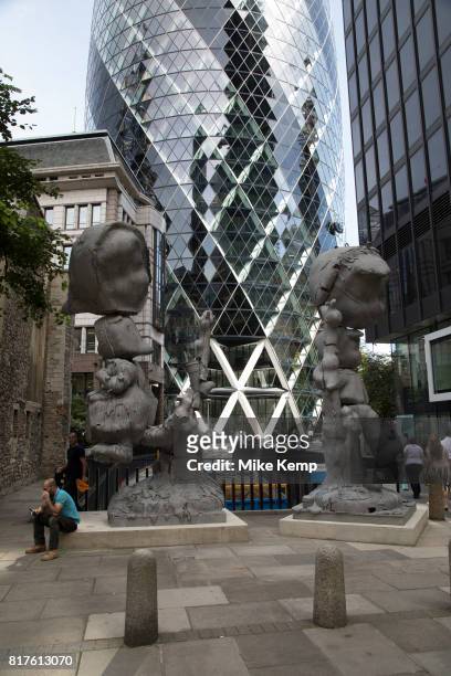 Sculpture in the City on July 17th 2017 in the City of London, England, United Kingdom. Each year, the critically acclaimed Sculpture in the City...