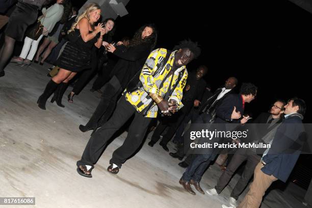 Moko attends Alchemist & Art Ruby present Art Basel Garage Party at 1111 Lincoln Rd on December 1, 2010 in Miami, Florida.