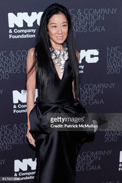 Vera Wang attend NYC & COMPANY Foundation's 2010 Leadership Awards Gala at The Plaza Hotel on December 1st, 2010 in New York City.