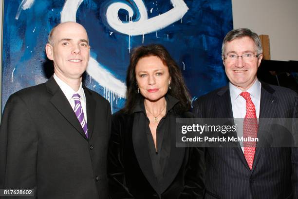 Bill Abbot, Jacqueline Bissett and Glenn Britt attend Time Warner Cable Celebrated The Launch of New Signaturehome Suite of Services at The...