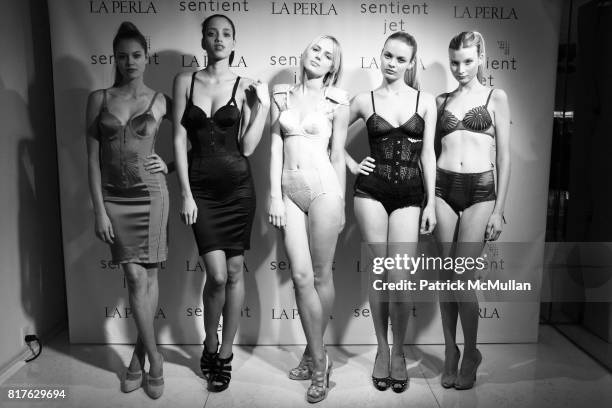 Presentation Models attends LA PERLA JEAN PAUL GAULTIER Collection Createur Presentation at La Perla Flagship Boutique Madison Ave on December 9,...