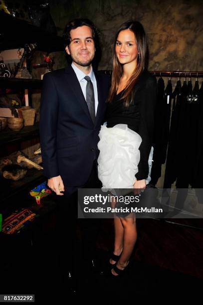 Scott Sartiano and Allie Rizzo attend ACRIA 15th Annual Holiday Benefit Dinner hosted by InStyle Magazine and Urban Zen at Urban Zen Center at the...