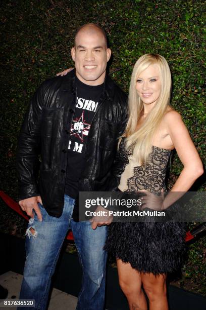 Tito Ortiz and Jenna Jameson attend Pre-Release Industry Screening of TRUE GRIT at Academy of Motion Picture Arts and Sciences on December 9, 2010 in...