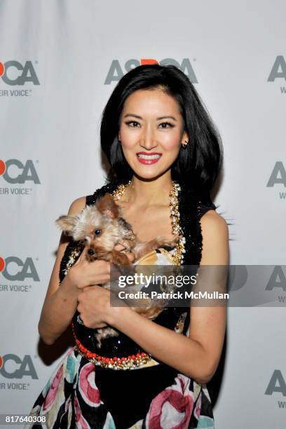 Kelly Choi and Bill attend ASPCA and CINDY ADAMS Host New York City's Annual Blessing of the Animals at Christ Church on December 12th, 2010 in New...