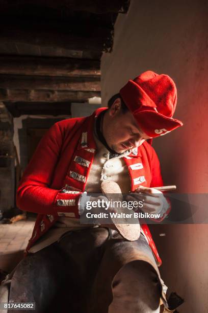 usa, new york, interior - fort ticonderoga stock pictures, royalty-free photos & images