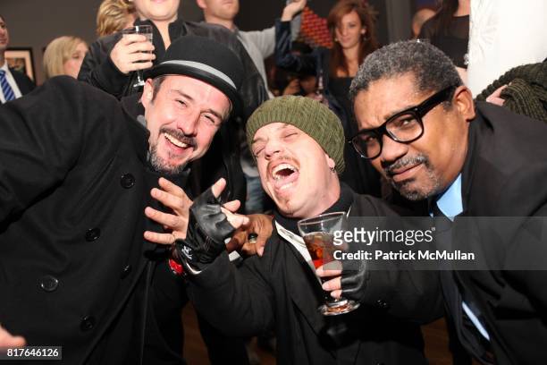 David Arquette, Wee Man and Marc Baptiste attend Urban Zen's Hope Help & Relief Haiti Presents The Truth Exhibition at Urban Zen on December 16th,...