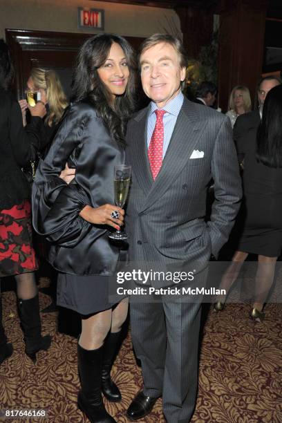 Rupa Mikkilineni and Dr. Sherrell Aston attend ANNE HEARST MCINERNEY, JAY MCINERNEY and GEORGE FARIAS Holiday Party at 21 Club on December 16, 2010...