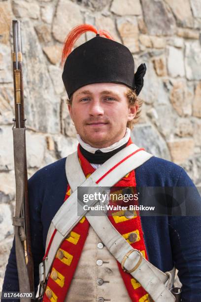 usa, new york, exterior - fort ticonderoga stock pictures, royalty-free photos & images