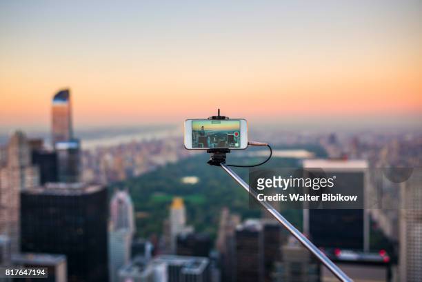 usa, new york, exterior - selfie stick stock pictures, royalty-free photos & images