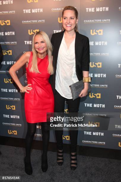 Kristin Chenoweth and Aimee Mullins attend USA Network and The Moth's Storytelling Event: "A More Perfect Union: Stories of Prejudice and Power” at...