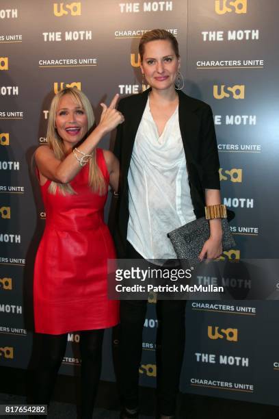 Kristin Chenoweth and Aimee Mullins attend USA Network and The Moth's Storytelling Event: "A More Perfect Union: Stories of Prejudice and Power” at...
