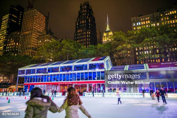 usa, new york, exterior - bryant park foto e immagini stock