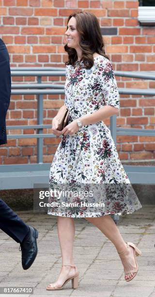 Catherine, Duchess of Cambridge and Prince William, Duke of Cambridge visit the Stutthof concentration camp during an official visit to Poland and...