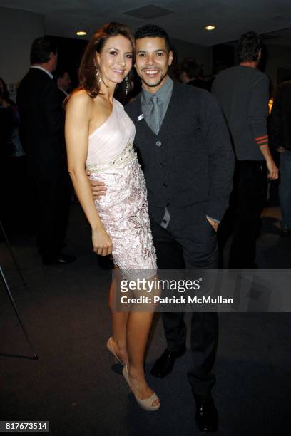 Michelle Clunie and Wilson Cruz attend GLAAD Celebrates 25 Years of LGBT Images in the Media at Harmony Gold Theatre on December 3, 2010 in Los...