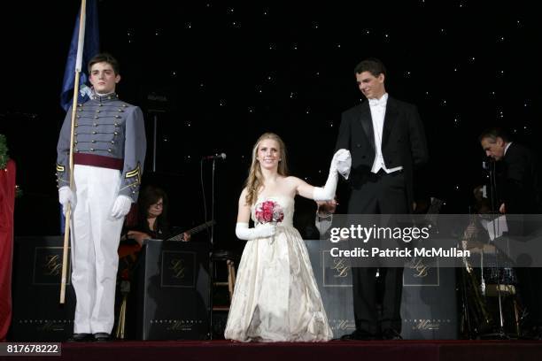 Hadley Nagel and Laurence George attend THE 56TH INTERNATIONAL DEBUTANTE BALL at Waldorf Astoria on December 29, 2010 in New York City.