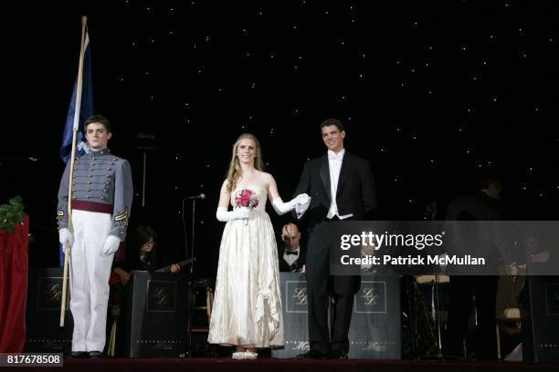 Hadley Nagel and Laurence George attend THE 56TH INTERNATIONAL DEBUTANTE BALL at Waldorf Astoria on December 29, 2010 in New York City.