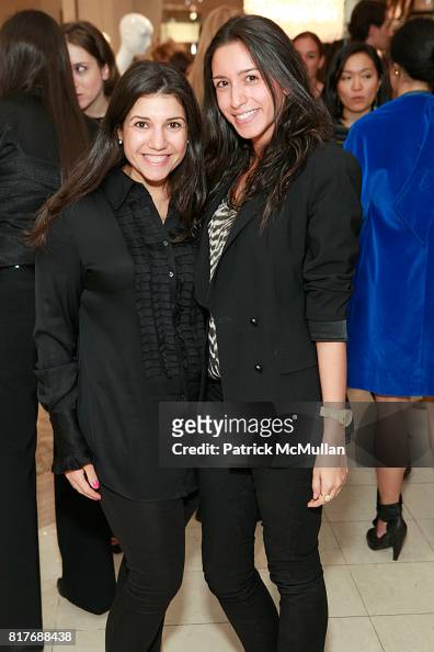 Lori Hammer and Shanaya Bhadha attend ELIE TAHARI, RONALD FRASCH, And ...