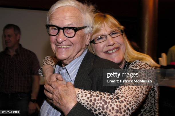 Albert Maysles and Susan Garbose-Brown attend AN EVENING with BERNARD FOWLER at The Knitting Factory on May 19, 2009 in New York.