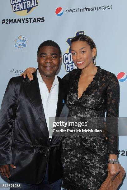 Tracy Morgan and Tanisha Hall attend Jon Stewart Hosts NIGHT OF TOO MANY STARS: An Overbooked Concert for Autism Education at Beacon Theater on...