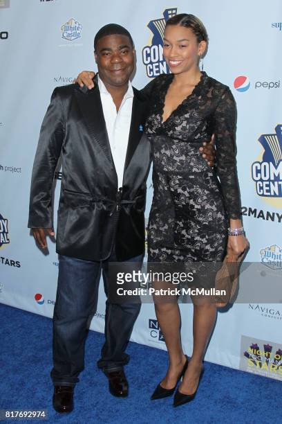 Tracy Morgan and Tanisha Hall attend Jon Stewart Hosts NIGHT OF TOO MANY STARS: An Overbooked Concert for Autism Education at Beacon Theater on...