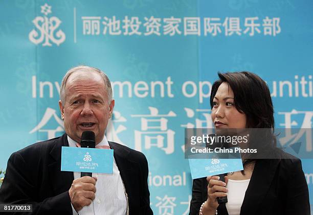 International investor Jim Rogers , chairman of Rogers Holdings, delivers a speech during a forum themed 'Investment Opportunities in Today's High...