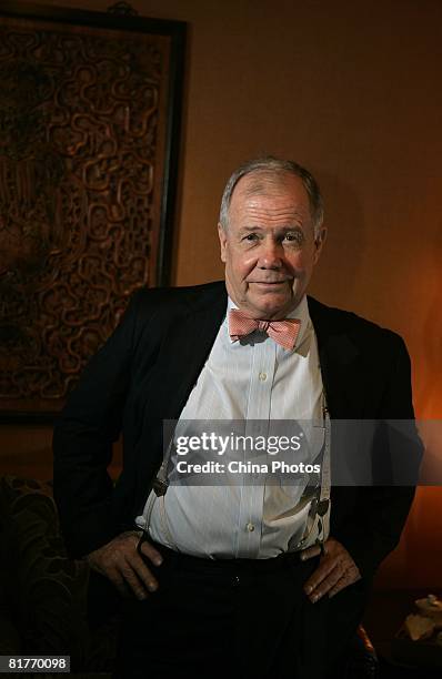 International investor Jim Rogers poses during a forum themed 'Investment Opportunities in Today's High Inflationary Environment' on June 30, 2008 in...