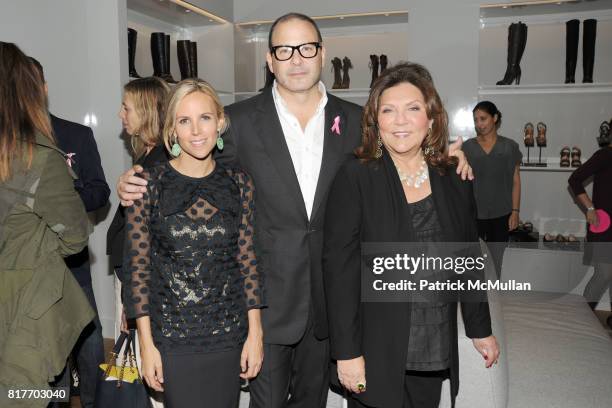 Tory Burch, Reed Krakoff and Judith Ripka attend REED KRAKOFF Host's Evening to Celebrate THE BREAST CANCER REASEARCH FOUNDATION at Reed Krakoff on...