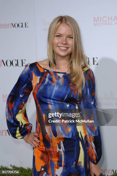 Kelly Goss attends "8th Annual Teen Vogue Young Hollywood Party" for Red Carpet at Paramount Studios on October 1, 2010 in Hollywood, California.