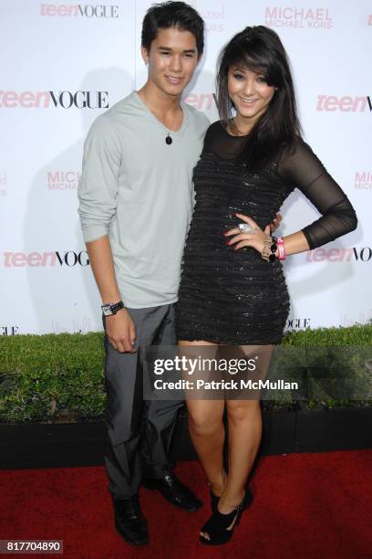 Boo Boo Stewart and Fivel Stewart attend "8th Annual Teen Vogue Young Hollywood Party" for Red Carpet at Paramount Studios on October 1, 2010 in...