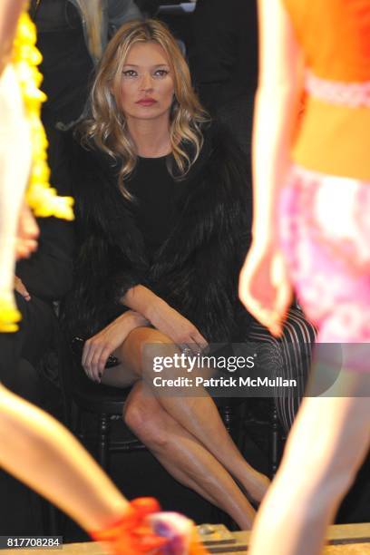 Kate Moss attends Christian Dior Ready to Wear Spring-Summer 2011 Arrivals & Front Row-CONTACT SIPA PRESS FOR SALES at Espace Ephemere Tuileries on...
