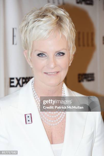 Cindy Hensley McCain attends Elle and Express Host "25 at 25" Event at Palihouse on October 7, 2010 in West Hollywood, California.