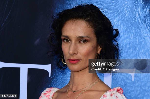 Indira Varma attends the Season 7 Premiere Of HBO's "Game Of Thrones" at Walt Disney Concert Hall on July 12, 2017 in Los Angeles, California.
