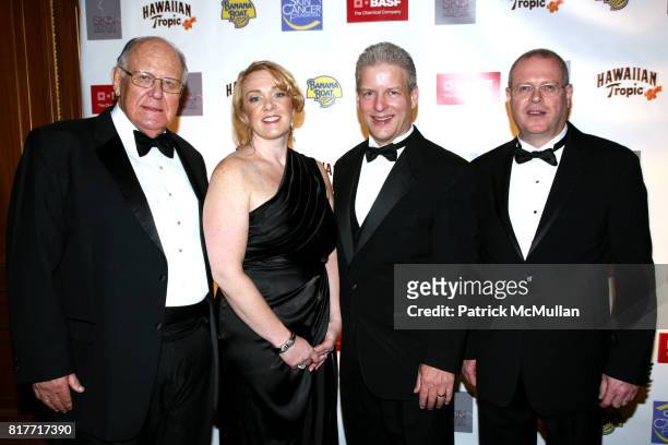 Dr. Perry Robins, Annette Sally, Al Robertson and Gabriel Tanbourgi attend The Skin Sense Award Gala 2010 at The Pierre on October 12, 2010 in New...