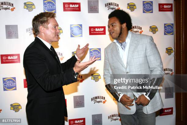 Sam Champion and Elew attend The Skin Sense Award Gala 2010 at The Pierre on October 12, 2010 in New York City.